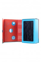 Набор анальных плагов Satisfyer Booty Call black 3 шт, силикон, чёрный, 13,5 см