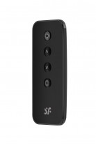 Виброяйцо Satisfyer Ribbed Petal Connect App с пультом ДУ, черное, 7,8 см