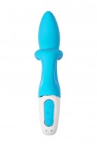 Нереалистичный вибратор Satisfyer Embrace me, силикон, бирюзовый, 22,5 см