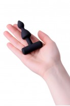 Анальная пробка Erotist, черный, силикон, 8,5 см