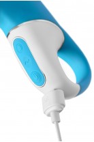 Нереалистичный вибратор Satisfyer Embrace me, силикон, бирюзовый, 22,5 см