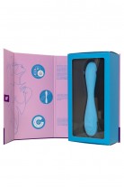 Стимулятор точки G с фиксацией формы Satisfyer G-Spot Flex 4+ Connect App, голубой, 19,5 см