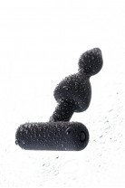 Анальная пробка Erotist, черный, силикон, 8,5 см