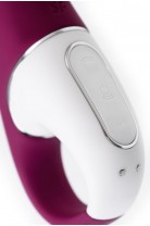 Вакуум-волновой стимулятор клитора с вибрацией Satisfyer Lucky Libra, силикон, бордовый, 15,7 см