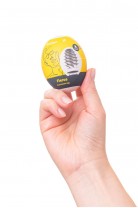 Мастурбатор нереалистичный Satisfyer Egg Single (Fierce), TPE, желтый