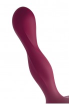 Фаллоимитатор Satisfyer Double Ball-R, силикон, красный, 18 см