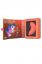 Вакуум-волновой стимулятор клитора Satisfyer Magnetic Deep Pulse, силикон, абрикосовый, 11,6 см