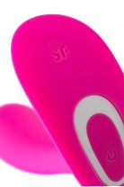 Вибратор для ношения с двойной стимуляцией Satisfyer Top Secret+ Connect App, розовый, 11 см