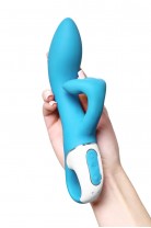 Нереалистичный вибратор Satisfyer Embrace me, силикон, бирюзовый, 22,5 см