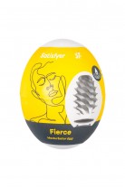 Мастурбатор нереалистичный Satisfyer Egg Single (Fierce), TPE, желтый