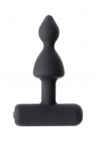 Анальная пробка Erotist, черный, силикон, 8,5 см