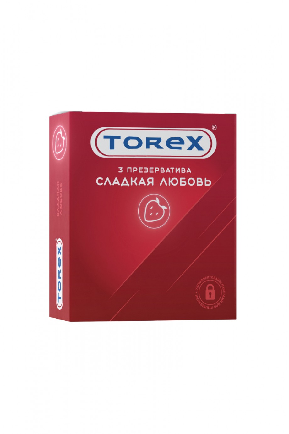 Презервативы TOREX сладкая любовь, латекс, 3 шт