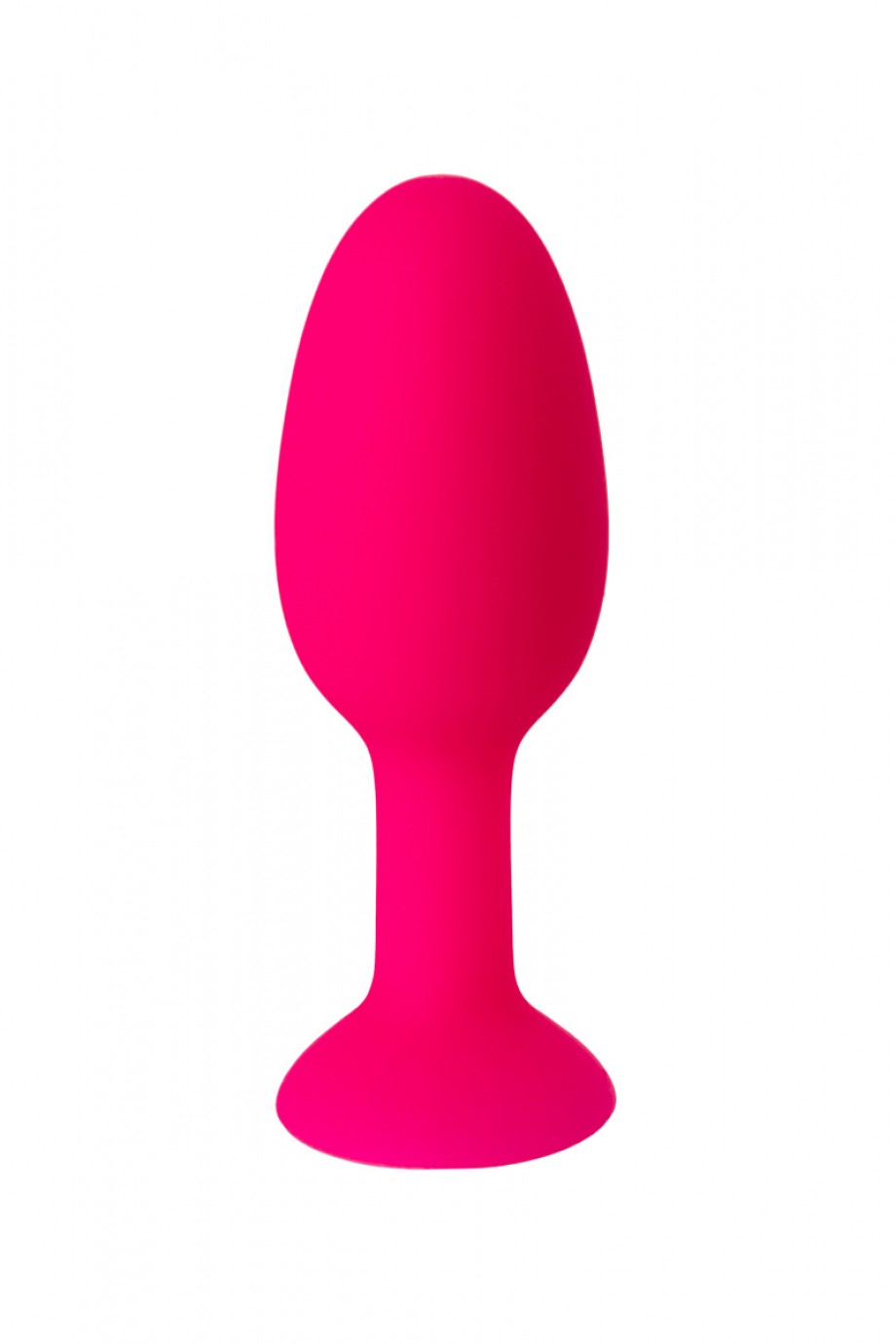 Анальная пробка TOYFA POPO Pleasure со стальным шариком внутри, силиконовая, розовая