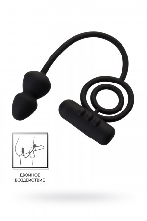 Анальная пробка Erotist, силикон, черная