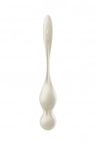 Вагинальные шарики с вибрацией Satisfyer Love Birds 1 Connect App, белый, 22,2 см