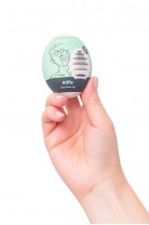 Мастурбатор нереалистичный Satisfyer Egg Single (Riffle), TPE, зеленый