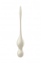 Вагинальные шарики с вибрацией Satisfyer Love Birds 1 Connect App, белый, 22,2 см