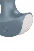 Анальная виброелочка Satisfyer Lolli Plug 2, силикон, серый, 11 см