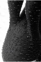 Вибратор с клиторальным стимулятором Satisfyer Double Flex Connect App, черный, силикон, 20 см