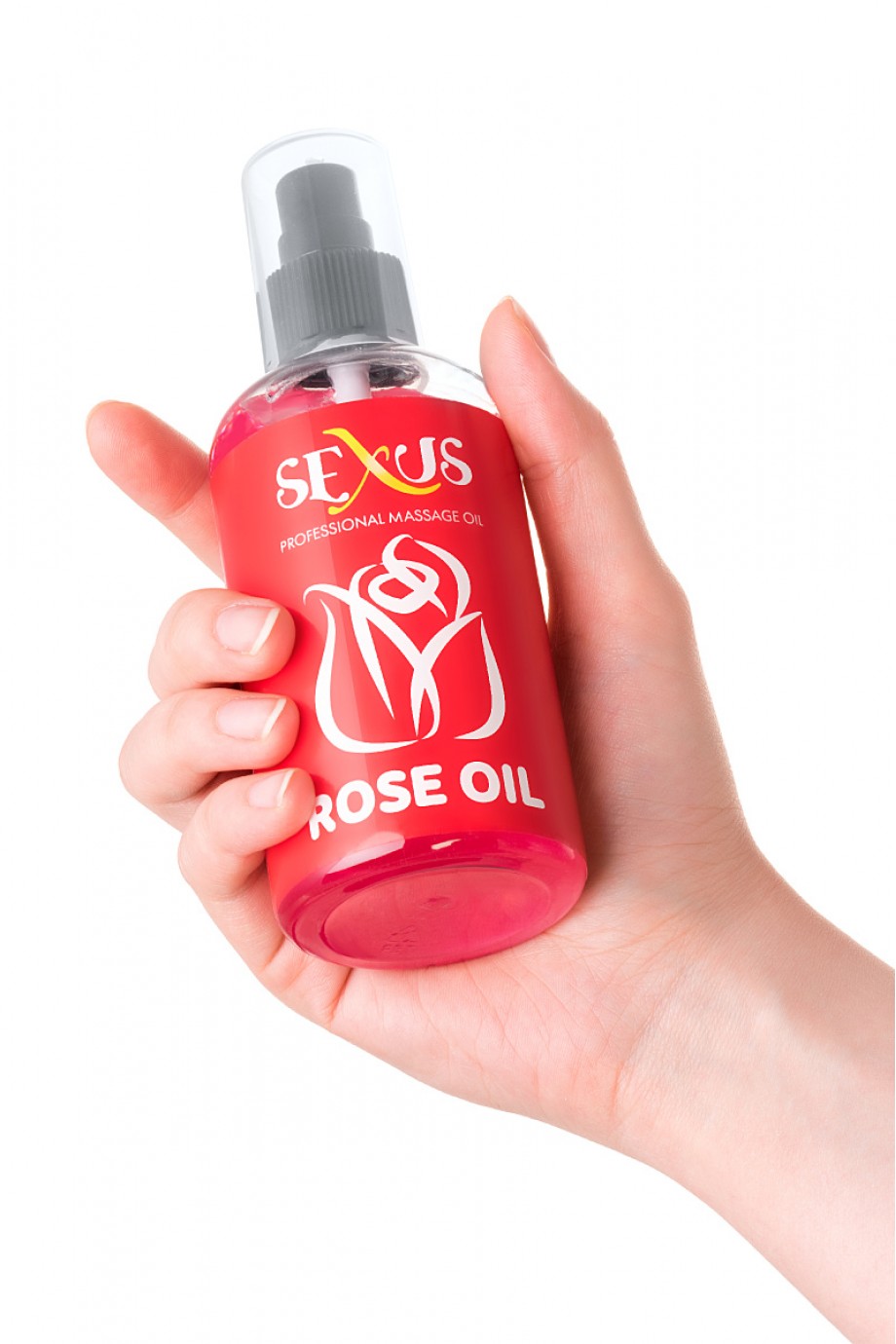 Массажное масло Sexus с ароматом розы Rose Oil 200 мл