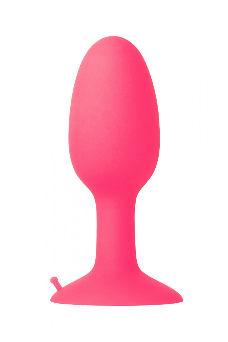 Анальная пробка TOYFA POPO Pleasure со стальным шариком внутри, силиконовая, розовая