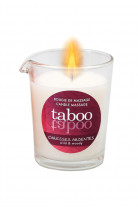 Массажное аромамасло RUF Taboo Сaresses ardentes, с афродизиаками для мужчин, древесный аромат, 60 г