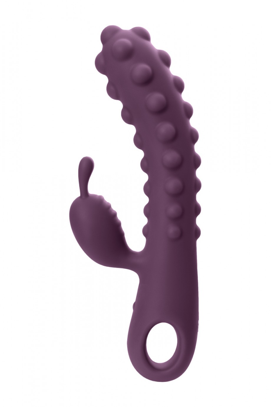 Вибратор KOKOS SMON, с клиторальным стимулятором, фиолетовый
