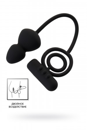 Анальная пробка Erotist, силикон, черная