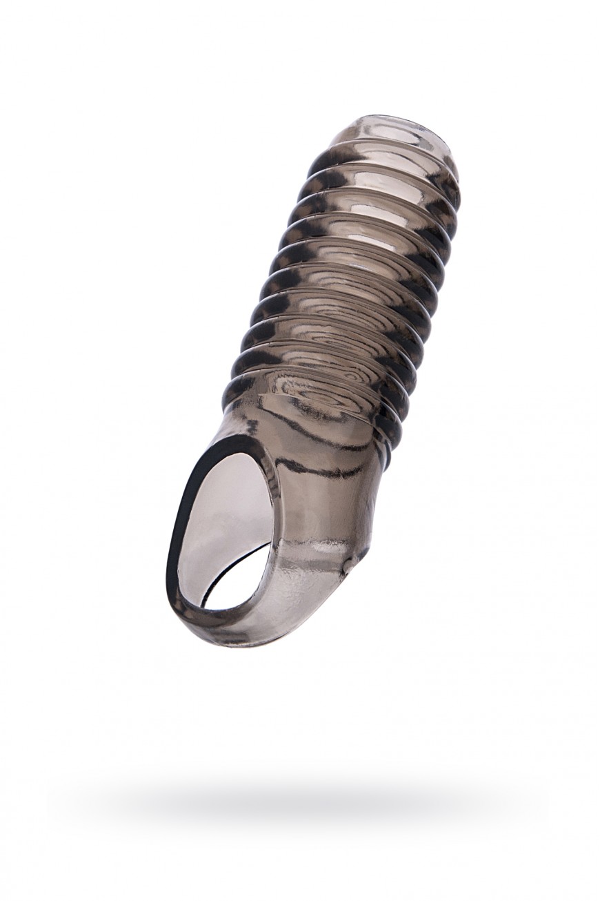 Насадка ToyFa XLover, для увеличения размера, черная прозрачная, 11 см Насадка ToyFa XLover, для увеличения размера, черная прозрачная, 11 см