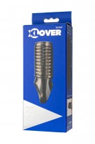 Насадка ToyFa XLover, для увеличения размера, черная прозрачная, 11 см