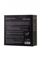 Анальная пробка Erotist, силикон, черная