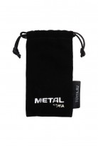 Анальная пробка Metal by TOYFA, металл, серебристая, с кристаллом цвета аметист, 8 см, Ø 3 см, 165 г