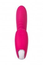 Вибратор Satisfyer Sunray Connect App, с вакуум-волновым стимулятором, силикон, розовый, 15 см