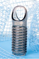 Насадка ToyFa XLover, для увеличения размера, черная прозрачная, 11 см