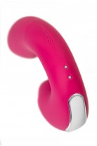 Вибратор Satisfyer Sunray Connect App, с вакуум-волновым стимулятором, силикон, розовый, 15 см