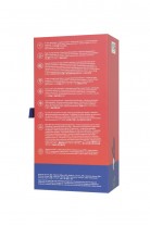 Вибратор с клиторальным стимулятором и подогревом Satisfyer Hot Bunny Connect App, бордовый, 17,5 см