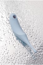 Точечный вибратор с вакуумной стимуляцией Satisfyer Twirling Pro, силикон, голубой, 20 см