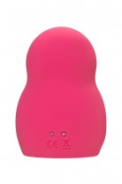 Вакуумный стимулятор клитора с вибрацией Satisfyer Pro To Go 1, красный, 9 см