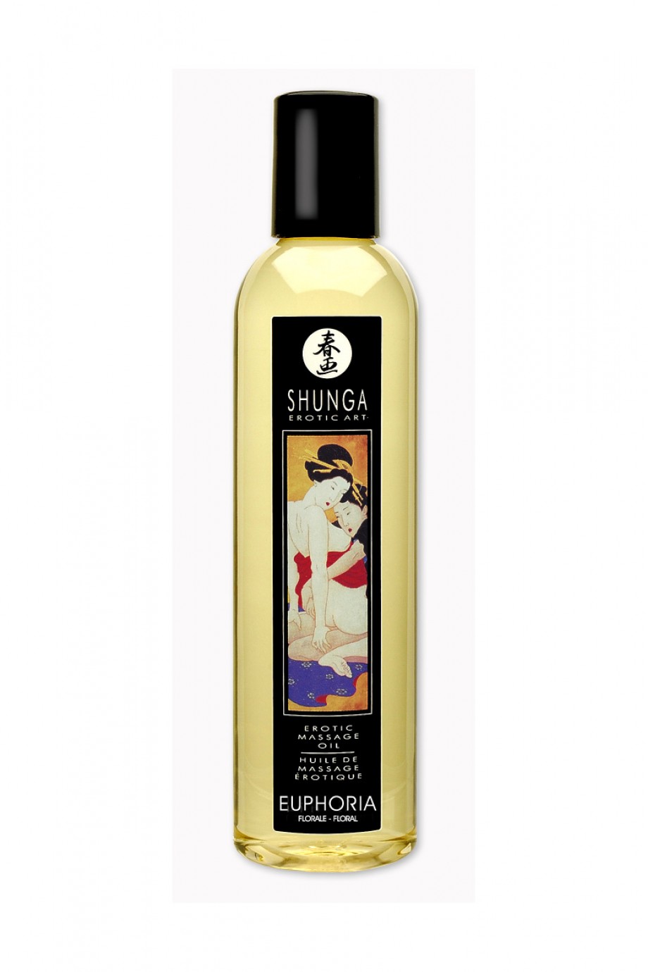 Массажное масло Shunga Флора, возбуждающее, натуральное, 250 мл