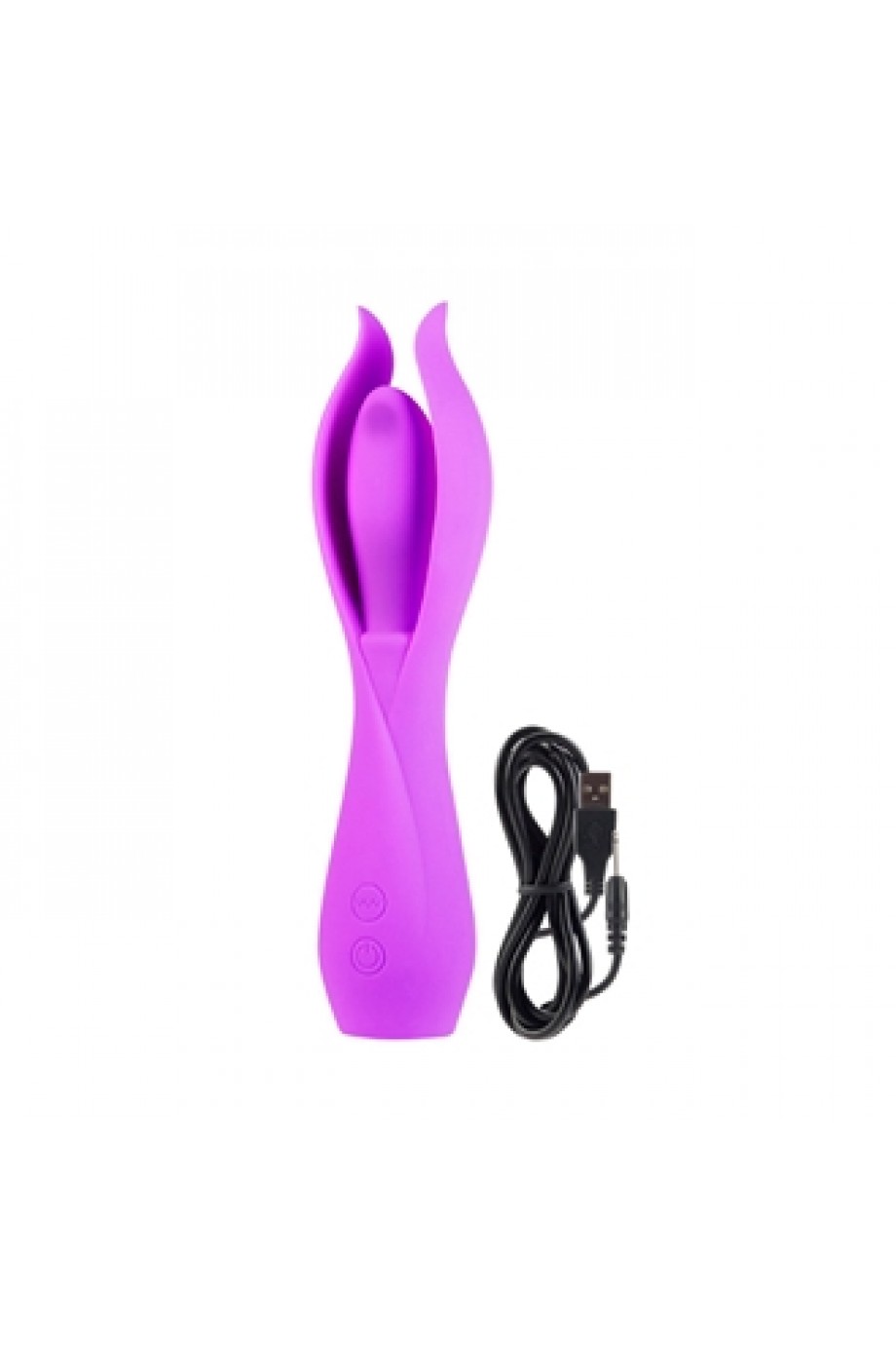 Вибромассажер Lust L6, силикон, 10 режимов вибрации, фиолетовый