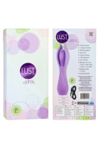 Вибромассажер Lust L6, силикон, 10 режимов вибрации, фиолетовый