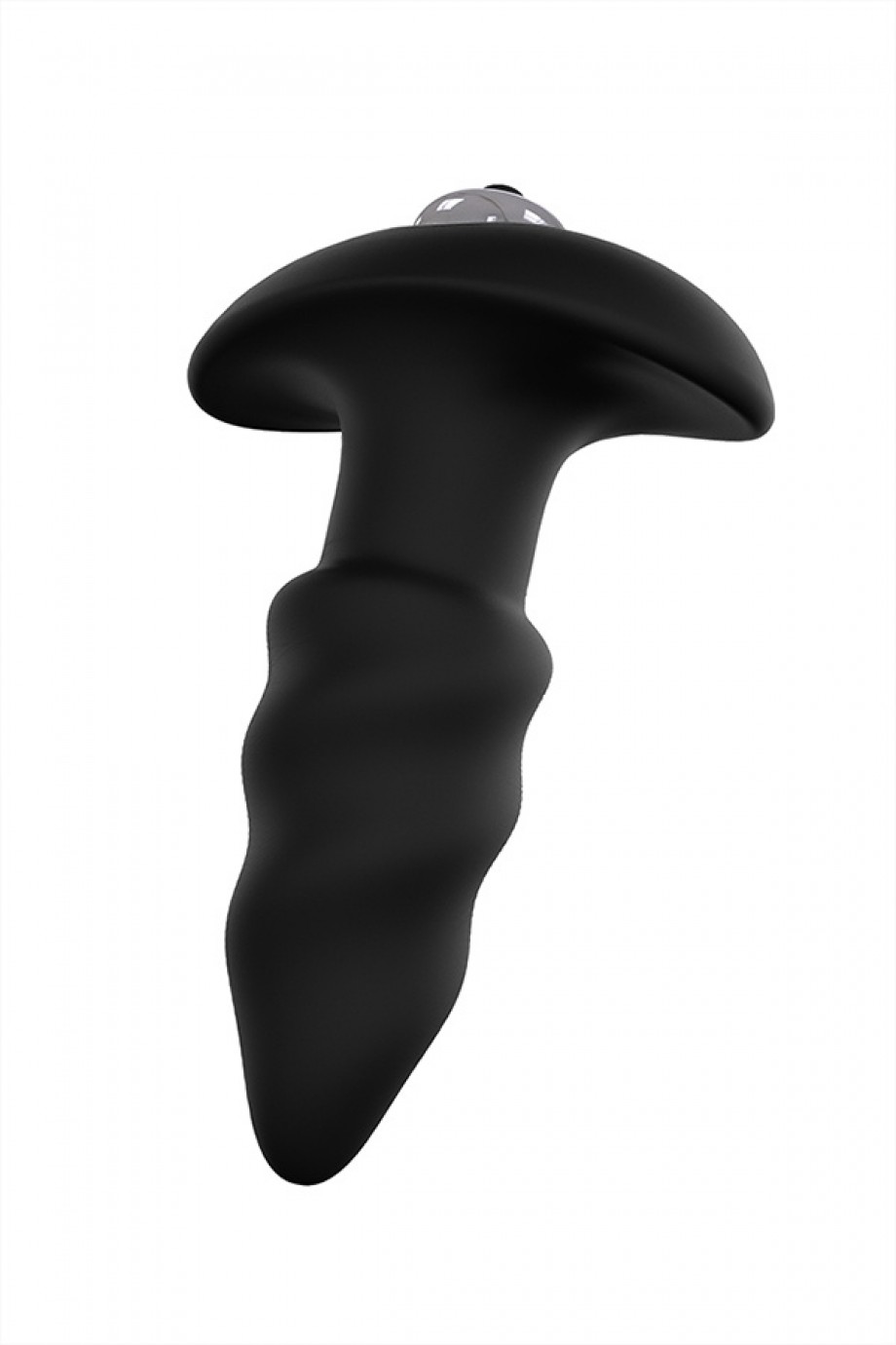 Анальная пробка S-HANDE LOVEARROW с вибрацией, силикон, чёрная, 10 см