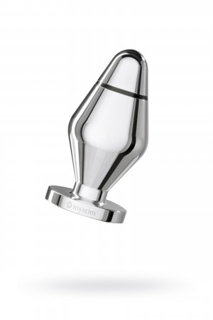 Анальная пробка Mystim Little John S, электростимуляция, хирургическая сталь, 9 см, Ø 3,8 см