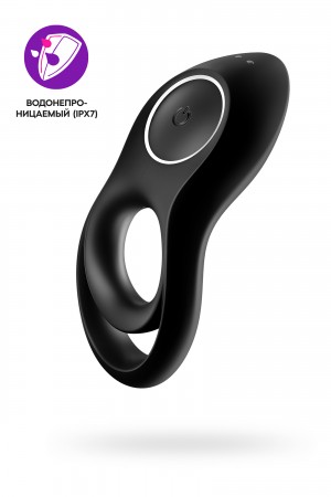 Эрекционное кольцо на пенис Satisfyer Legendary Duo, силикон, черный, Ø 2,5 см