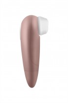 Вакуум-волновой стимулятор клитора Satisfyer Number One, ABS пластик, розовый, 14,5 см