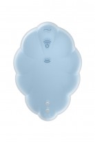 Вакуумный стимулятор клитора Satisfyer Cloud Dancer, силикон, голубой, 9 см