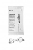 Вибратор с расширением Satisfyer Air Pump Bunny 5+ Connect App, силикон, мятный, 10 см