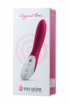 Вибратор Mystim Elegant Eric силиконовый, розовый, 27 см