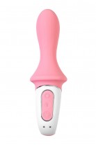 Вибратор с расширением Satisfyer Air Pump Booty 5+ Connect App, силикон, розовый, 15 см