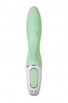 Вибратор с расширением Satisfyer Air Pump Bunny 5+ Connect App, силикон, мятный, 10 см